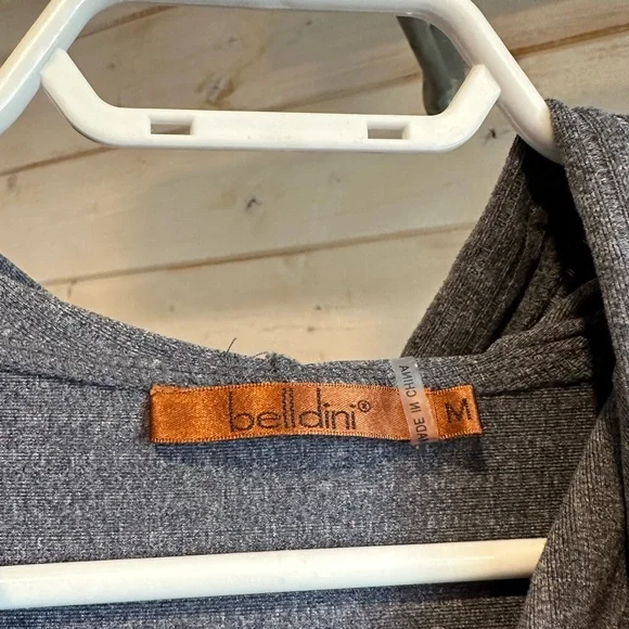 Belldini | Grey Ribbed Lightweight Sweater - Picture 3 of 8